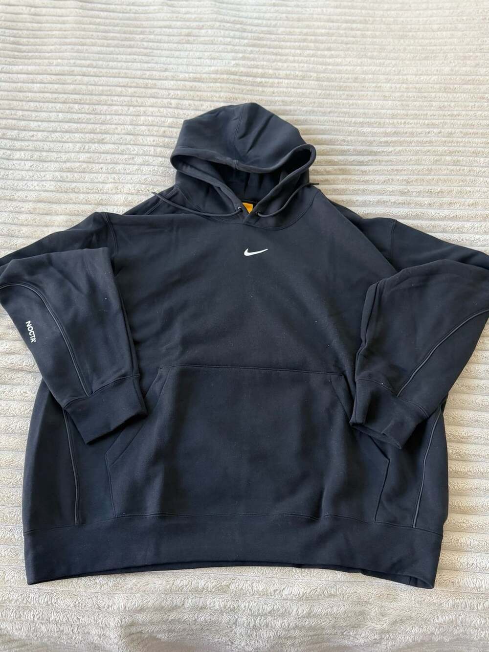 Nike NOCTA Cardinal Stock Piping Hoodie Size XXL Black